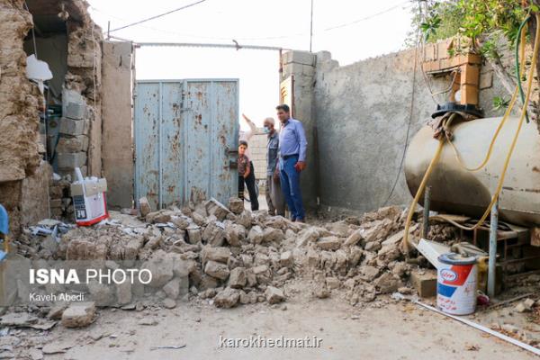 خسارت زلزله به روستائیان محروم گناوه