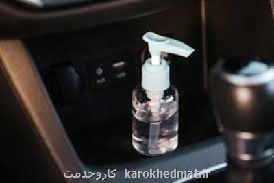 خطر نگهداری اسپری های الكل در خودرو در فصل گرما