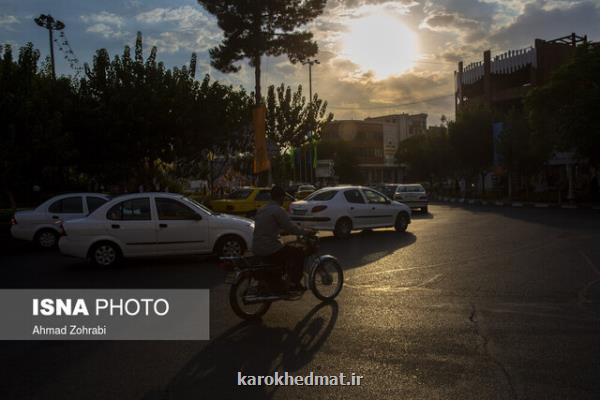 كاهش نسبی دما در بعضی مناطق كشور