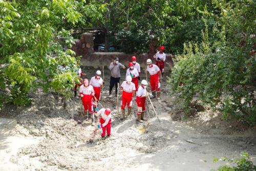 سیل در فیروزکوه