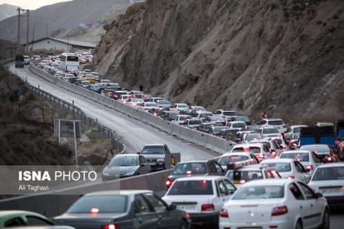 محورهای هراز و چالوس سنگین شد