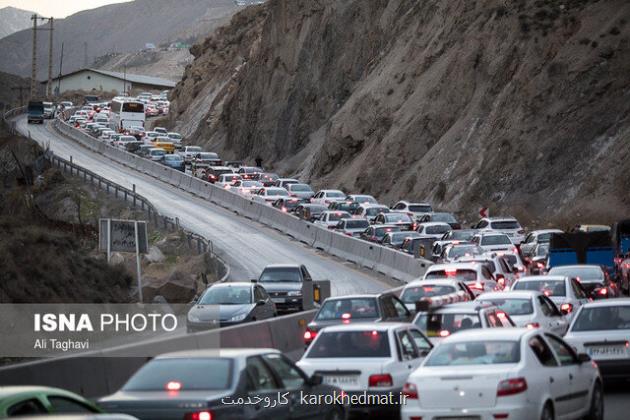 محورهای هراز و چالوس سنگین شد