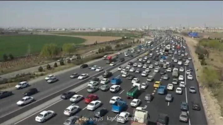 افزایش ۳۳ درصدی تردد خودرو ها در محورهای خوزستان
