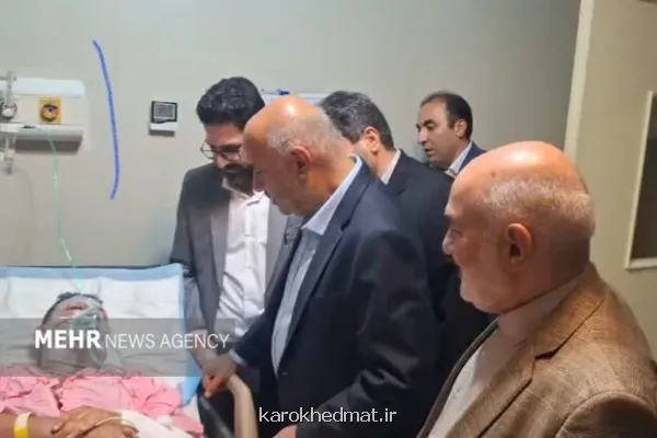 وزیر تعاون از کارگران لطمه دیده پالایشگاه آبادان عیادت کرد