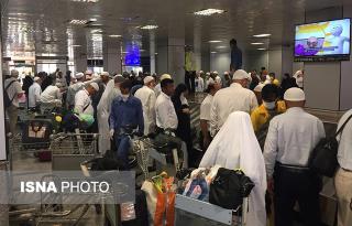 بازگشت ۱۷ هزار حاجی به ایران، گزارشی از تاخیر پرواز نداشتیم