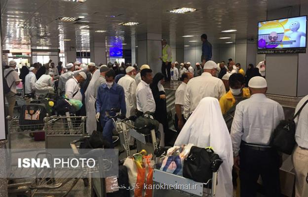 بازگشت ۱۷ هزار حاجی به ایران، گزارشی از تاخیر پرواز نداشتیم