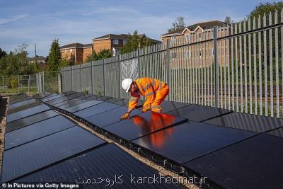 شروع نخستین خط ریلی انرژی خورشیدی جهان